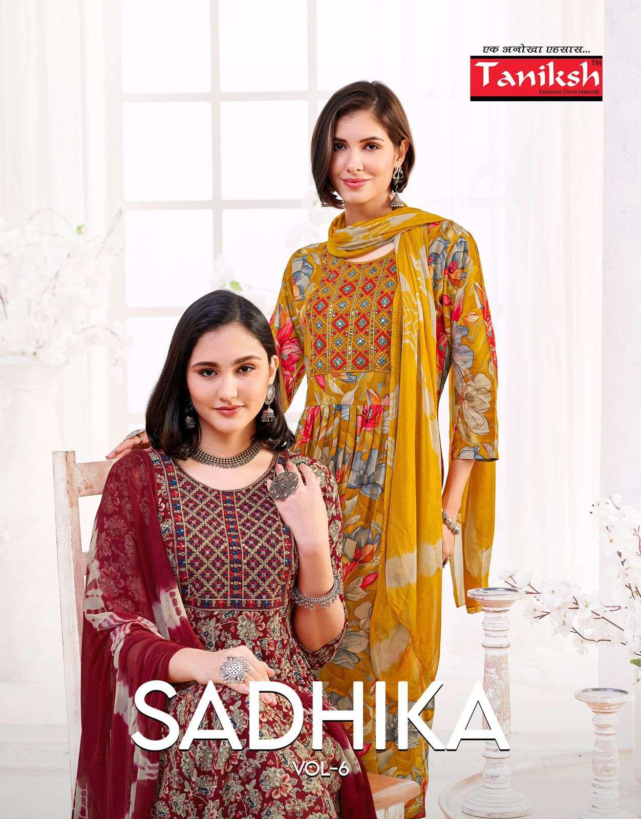 TANIKSH KURTI SADHIKA VOL 6 PRINTED KURTI WHOLESALER 