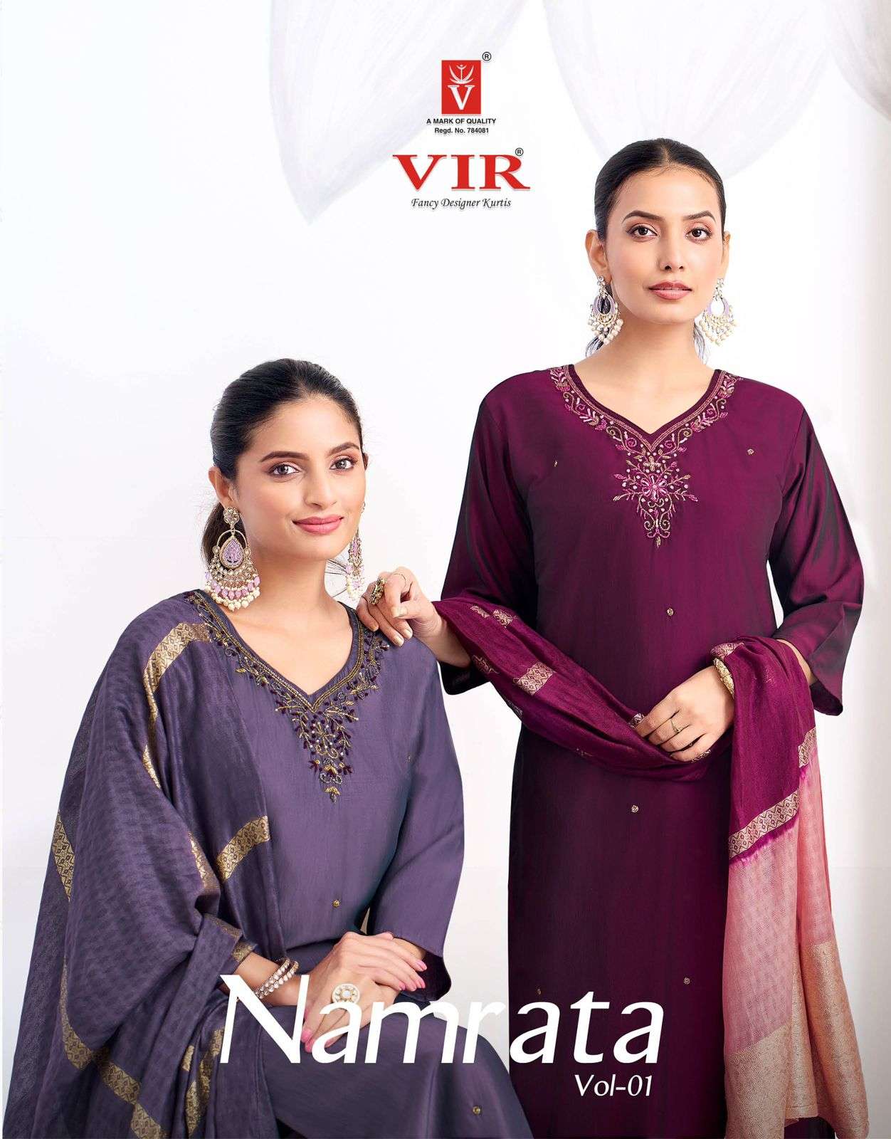 VIR KURTI NAMRATA VOL 1 PRINTED KURTI WHOLESALER 