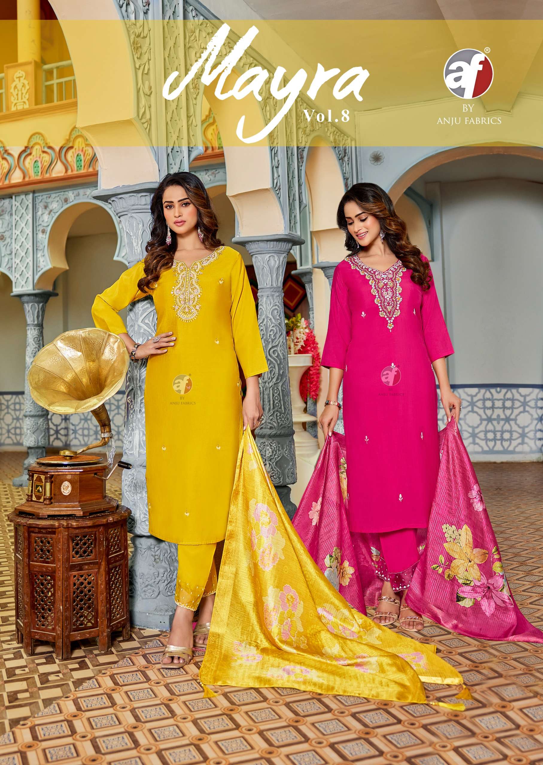AF KURTI MAYRA VOL 8 PRINTED KURTI WHOLESALER 