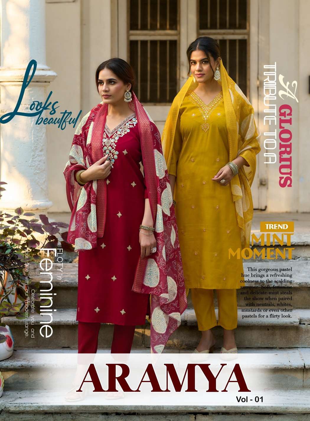 DIYA Trends ARAMYA PRINTED KURTI WHOLESALER 