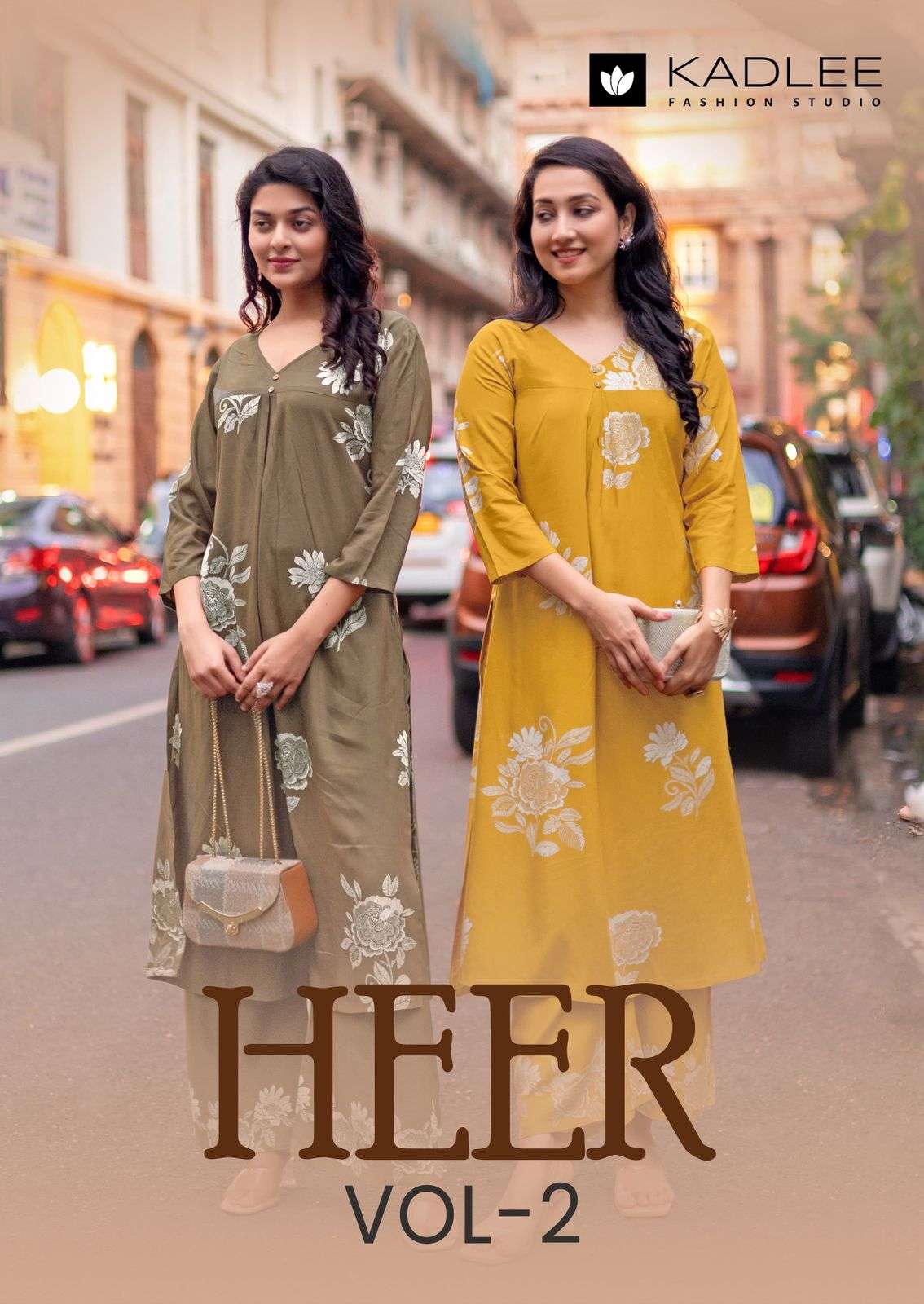 KADLEE KURTI Heer Vol 2 PRINTED KURTI WHOLESALER 
