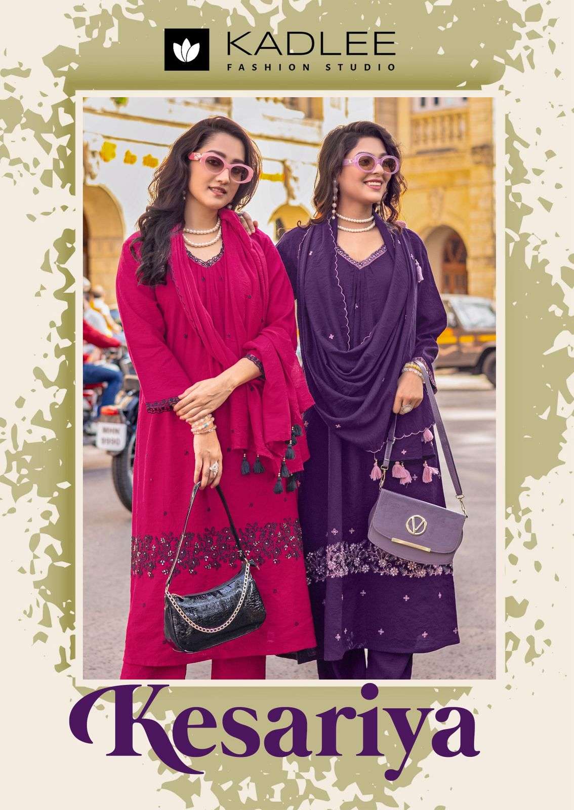 KADLEE KURTI Kesariya PRINTED KURTI WHOLESALER 