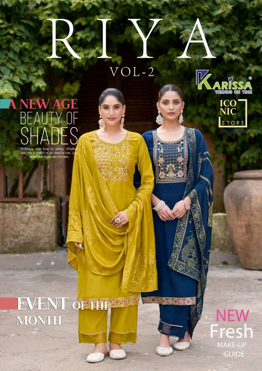 KARISSA KURTI RIYA vol-2 PRINTED KURTI WHOLESALER 