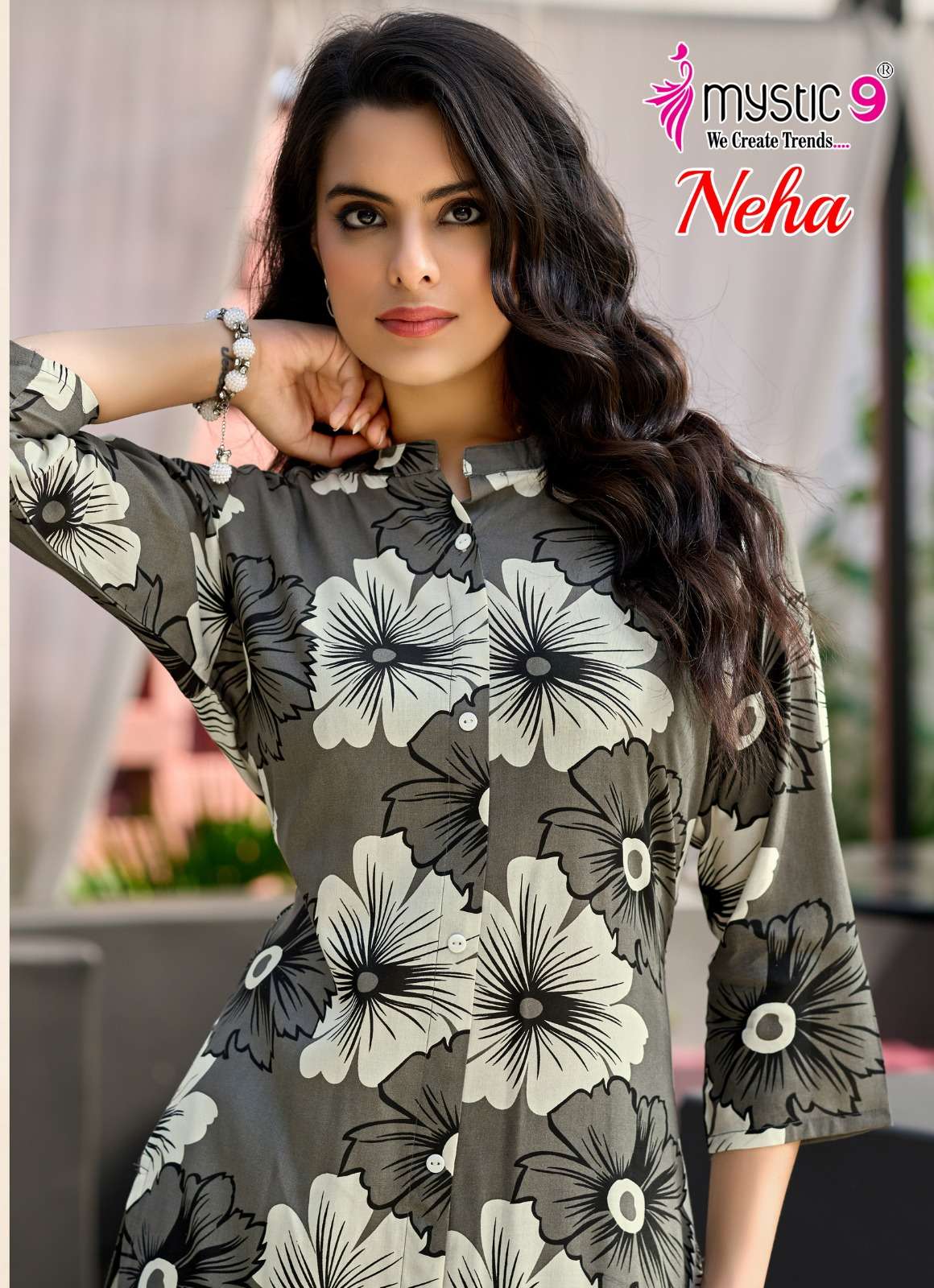 MYSTIC 9 KURTI NEHA VOL 1 PRINTED KURTI WHOLESALER 