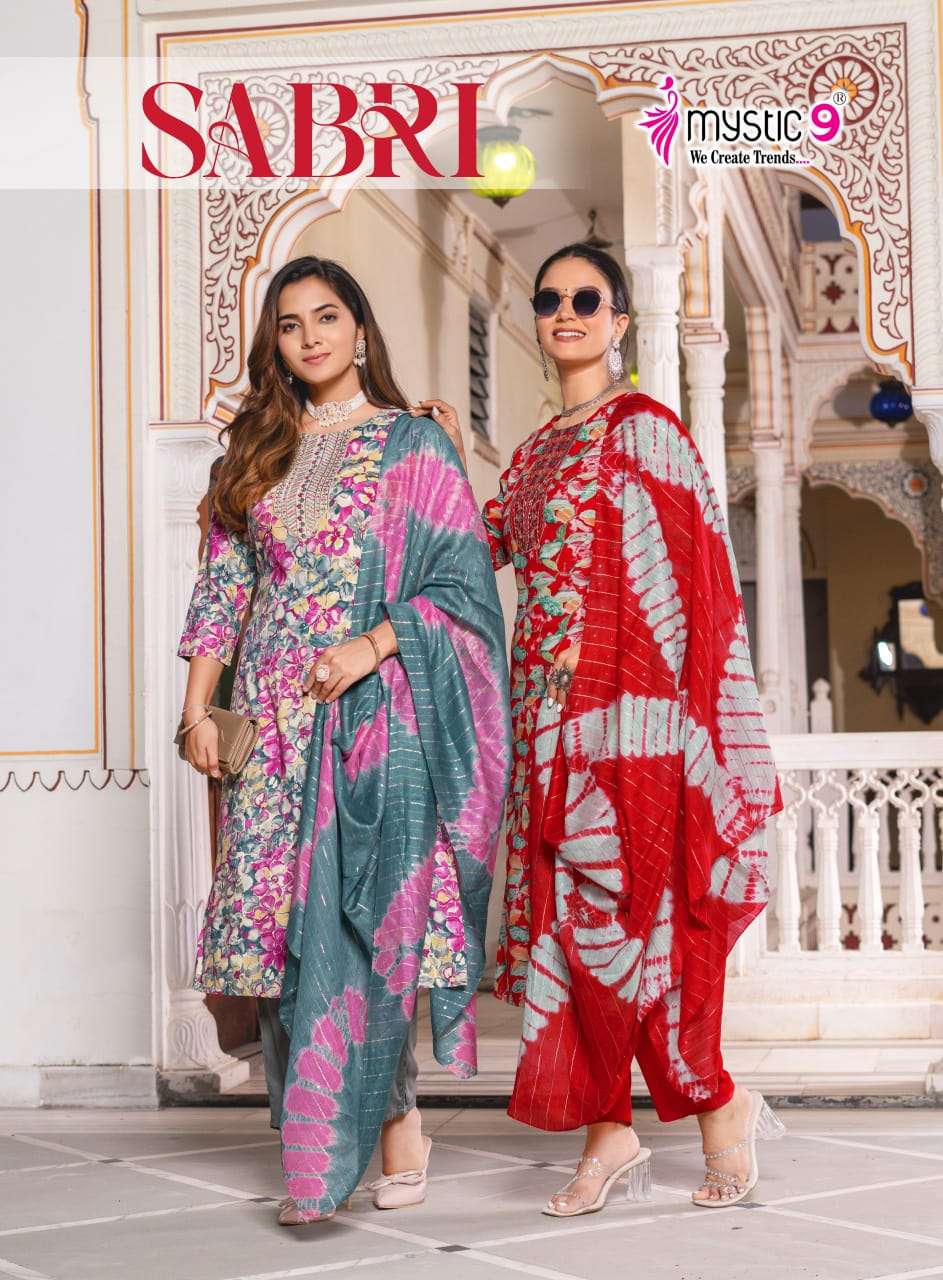 MYSTIC 9 KURTI SABRI VOL 11 PRINTED KURTI WHOLESALER 
