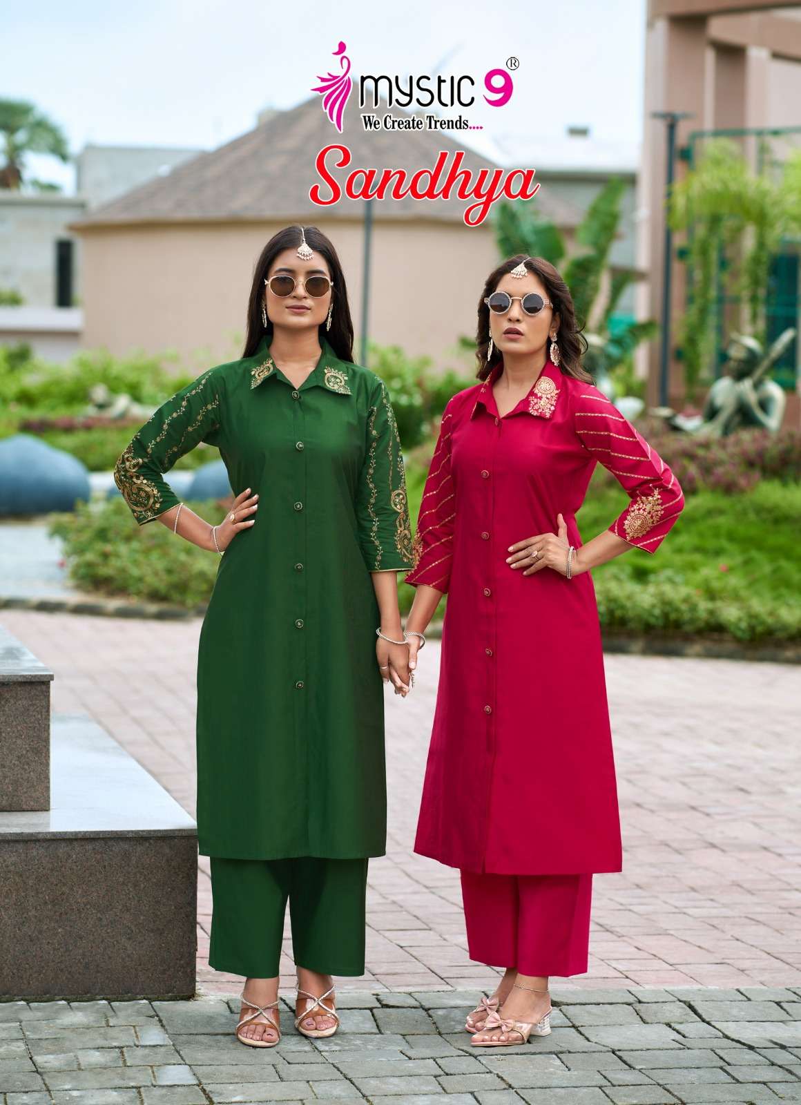 MYSTIC 9 KURTI SANDHYA VOL 1 PRINTED KURTI WHOLESALER 