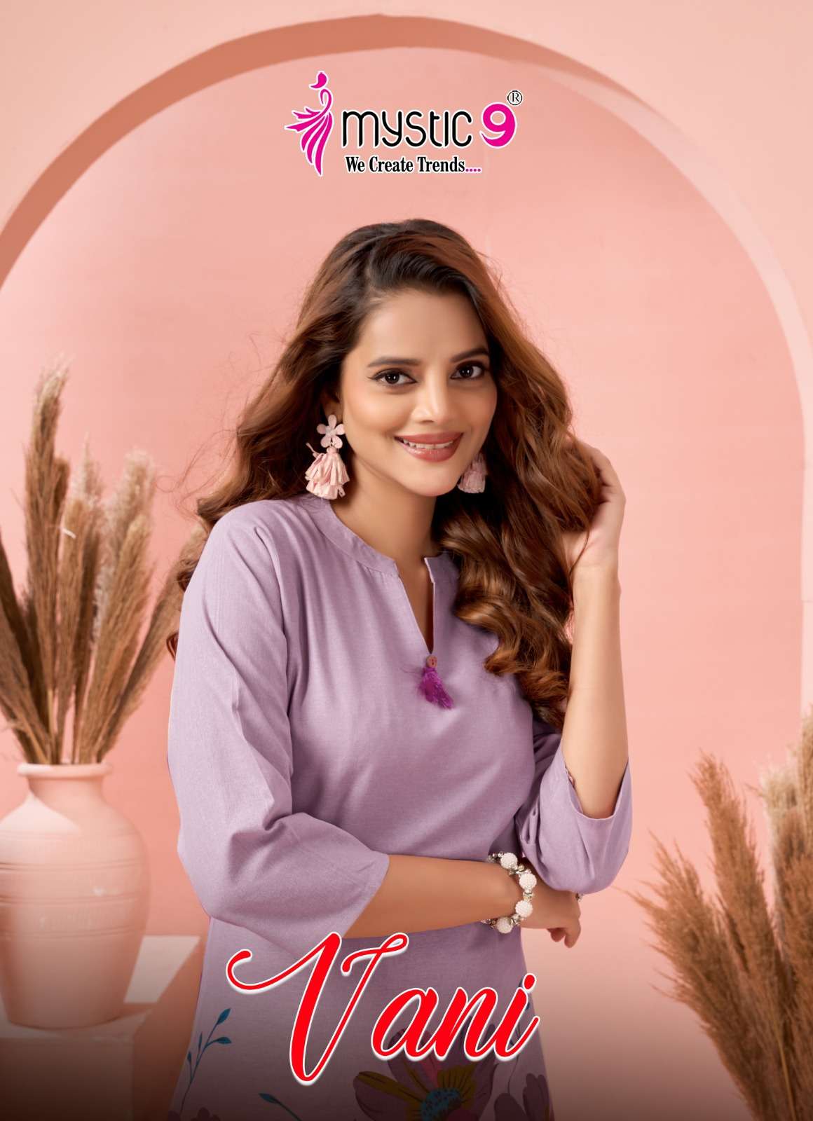 MYSTIC 9 KURTI VANI VOL  1 PRINTED KURTI WHOLESALER 