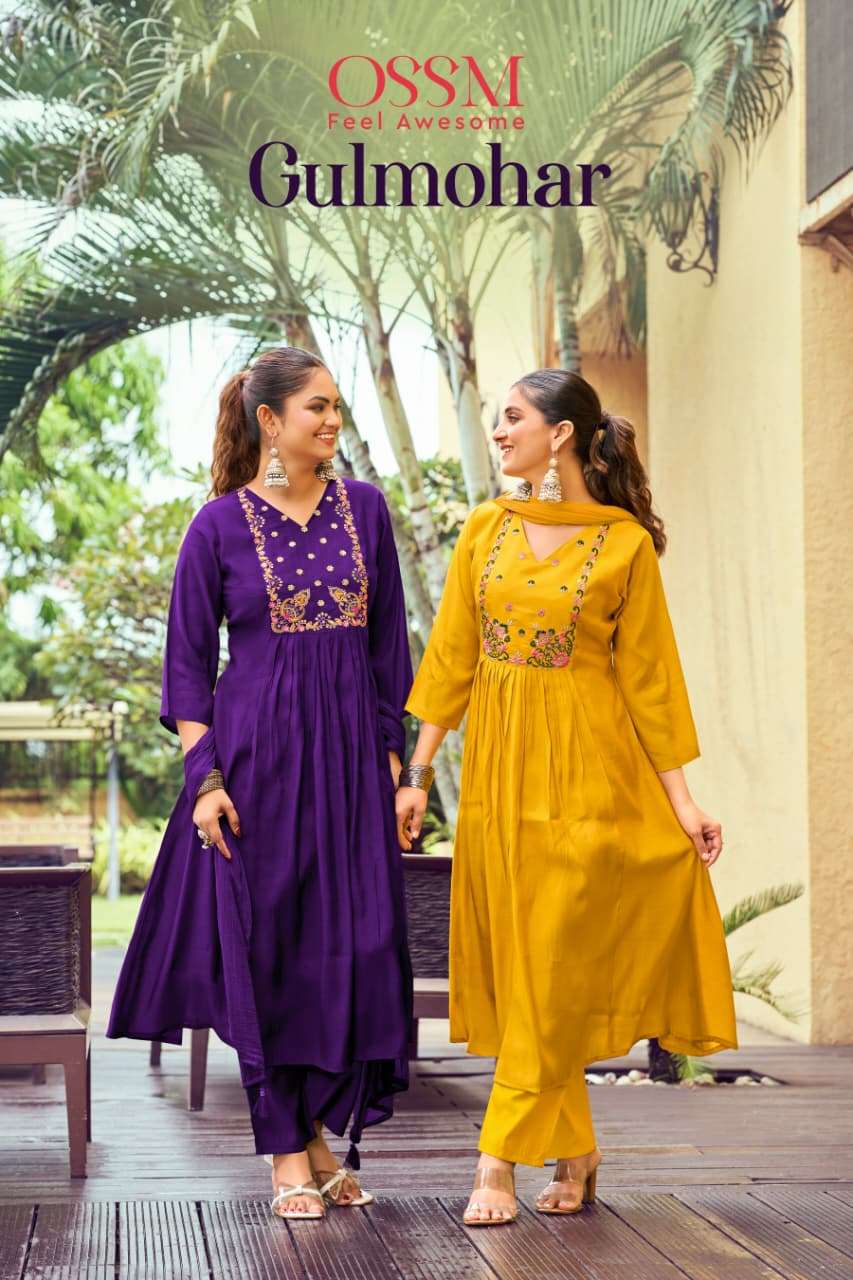 OSSM KURTI GULMOHAR  PRINTED KURTI WHOLESALER 