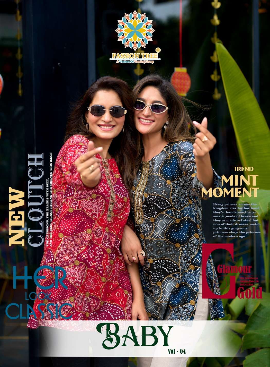 PASSION TREE BABY VOL-4  PRINTED KURTI WHOLESALER 