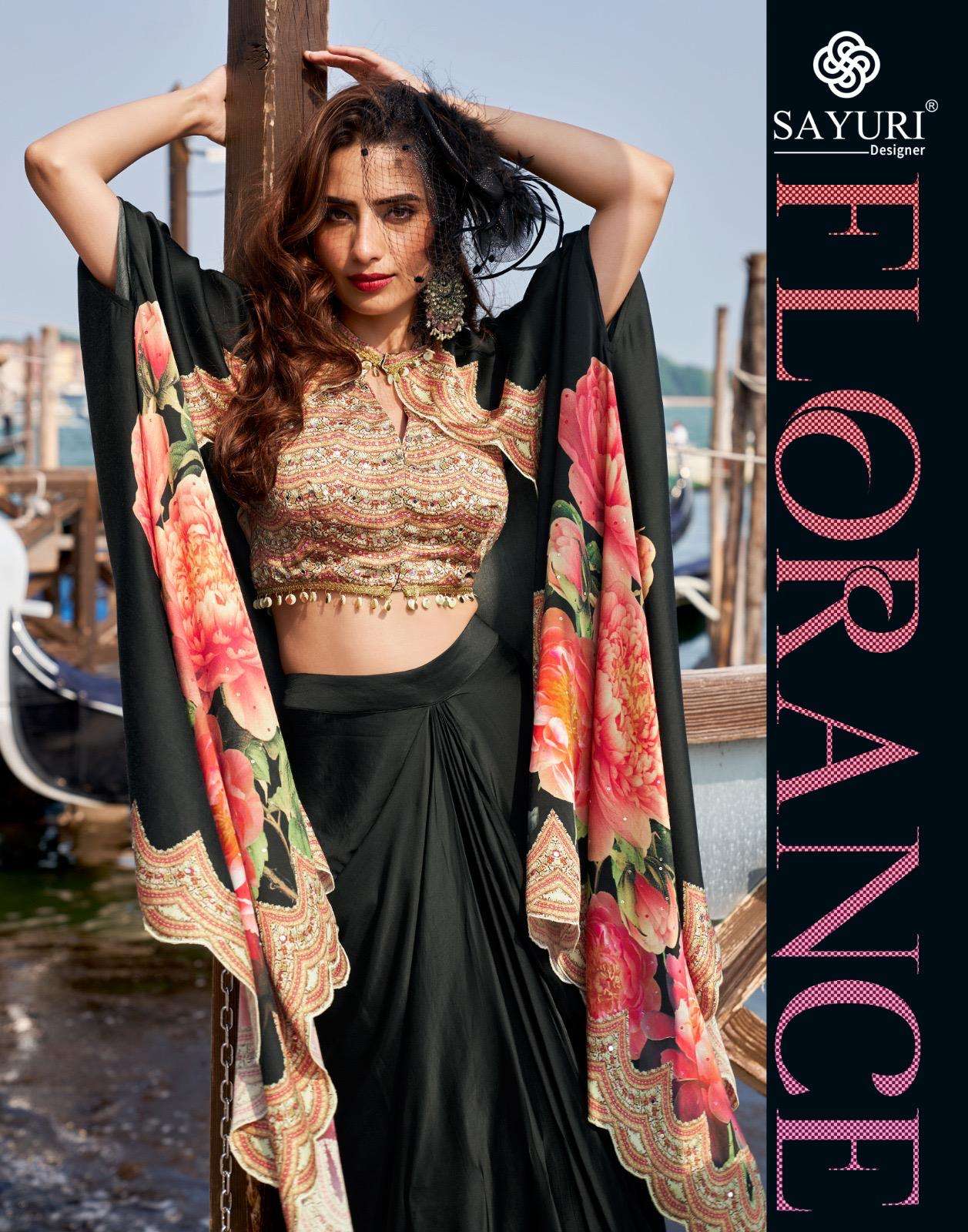 SAYURI DESIGNER FLORANCE  PRINTED KURTI WHOLESALER 