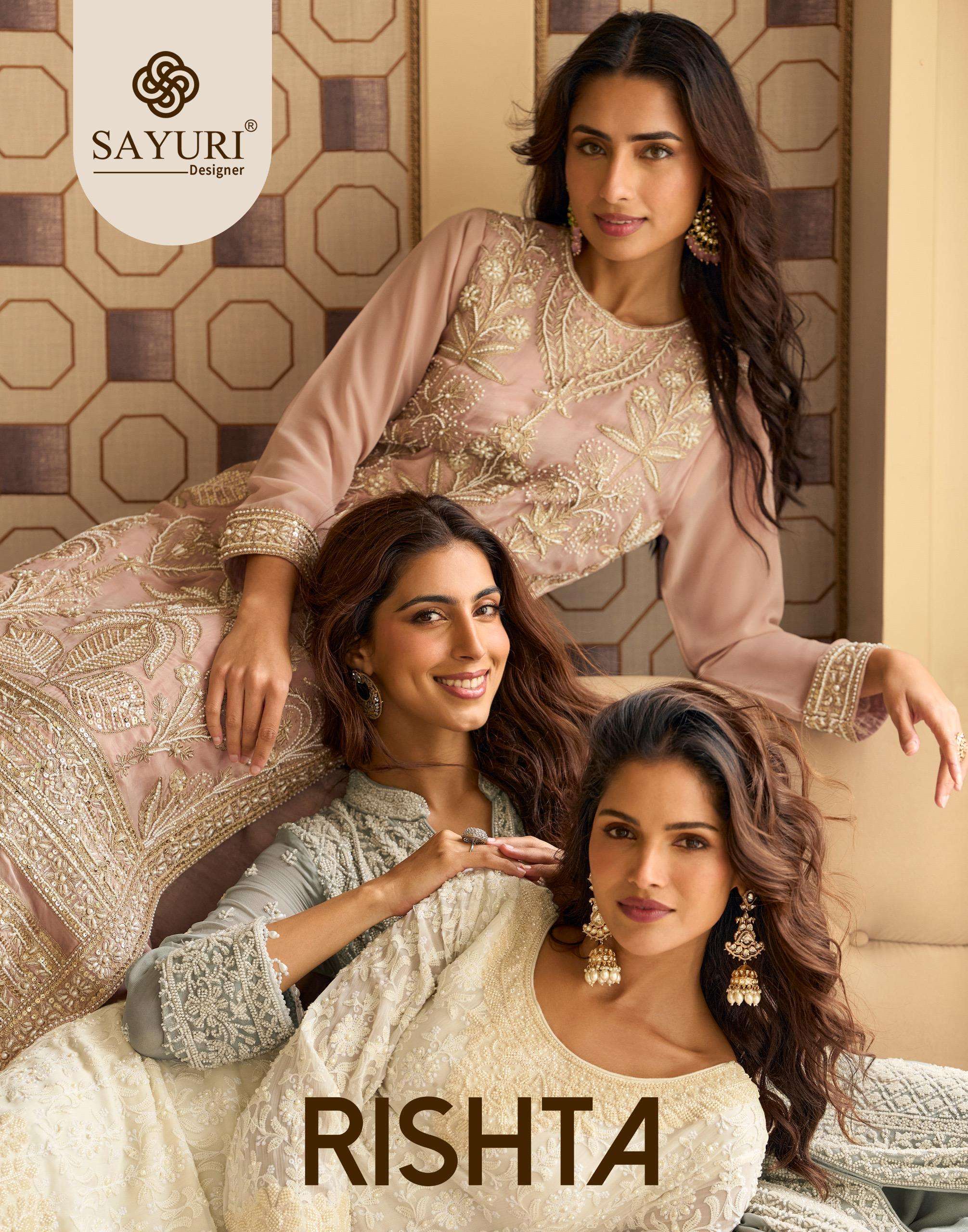SAYURI DESIGNER RISHTA  PRINTED KURTI WHOLESALER 