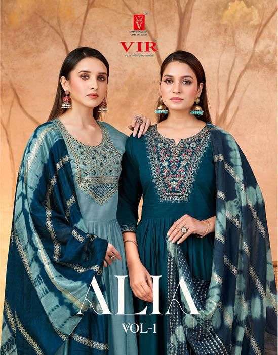 VIR KURTI ALIA VOL 1 PRINTED KURTI WHOLESALER 