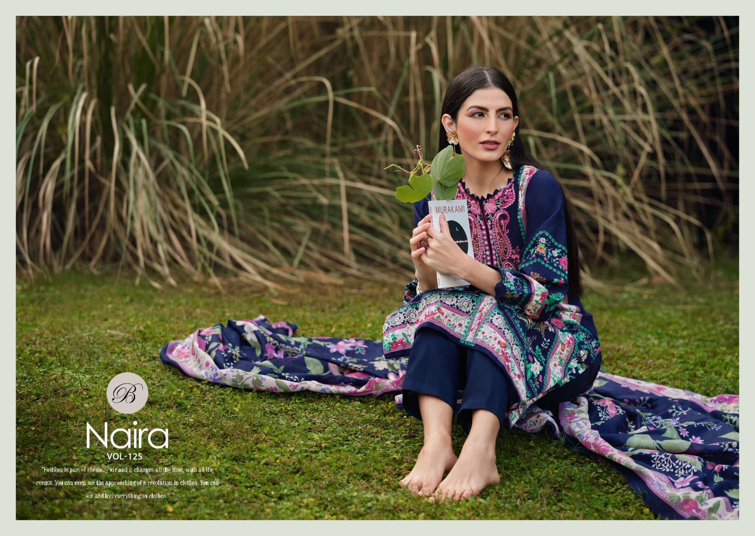 Belliza KURTI Naira Vol 125 PRINTED KURTI WHOLESALER 