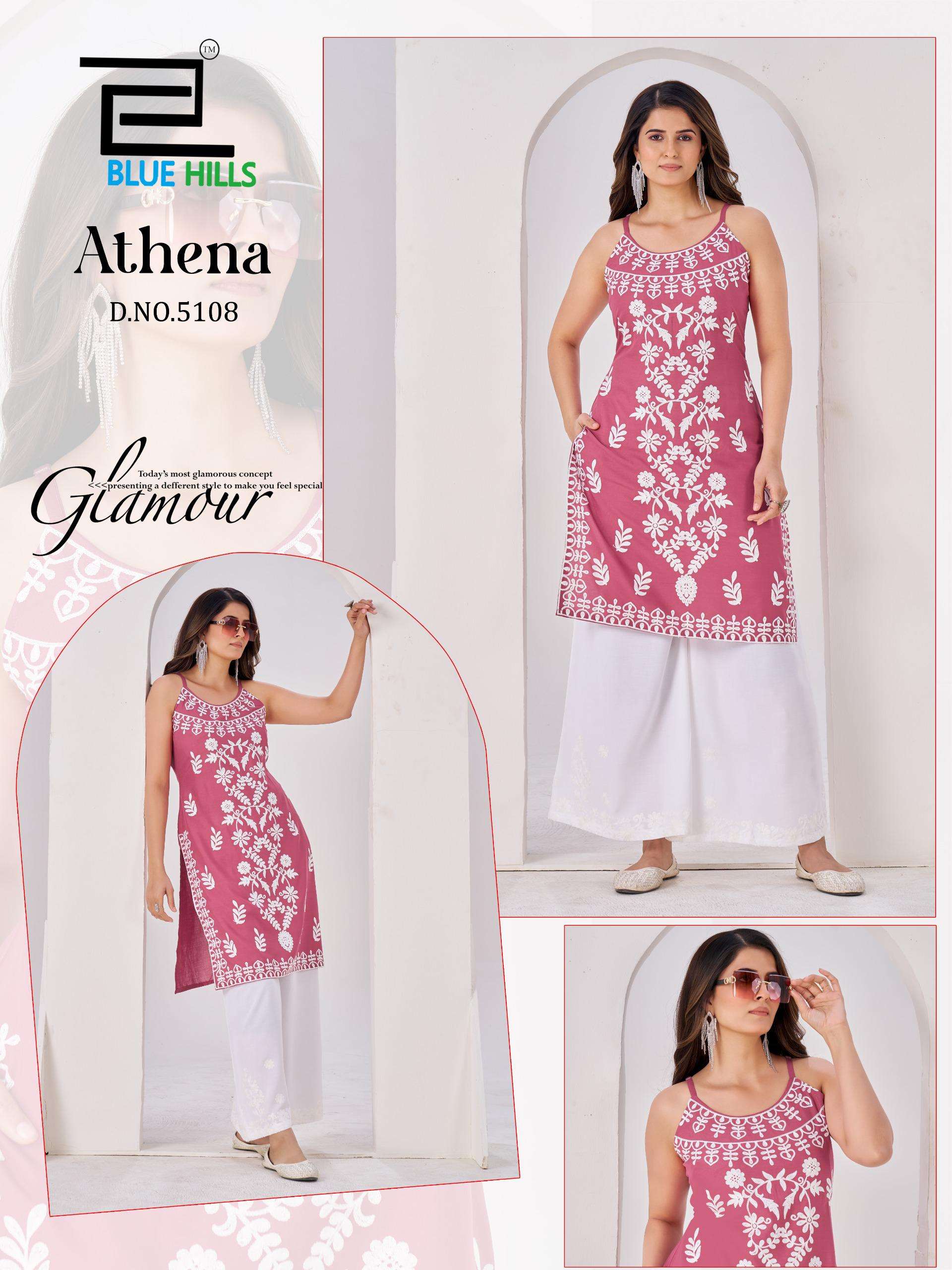 Blue Hills Athena PRINTED KURTI WHOLESALER 