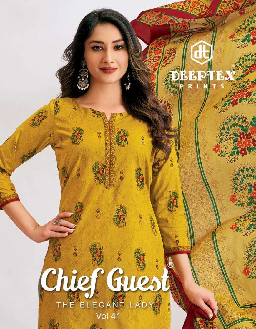 Deeptex KURTI chief guest vol 41 PRINTED KURTI WHOLESALER 