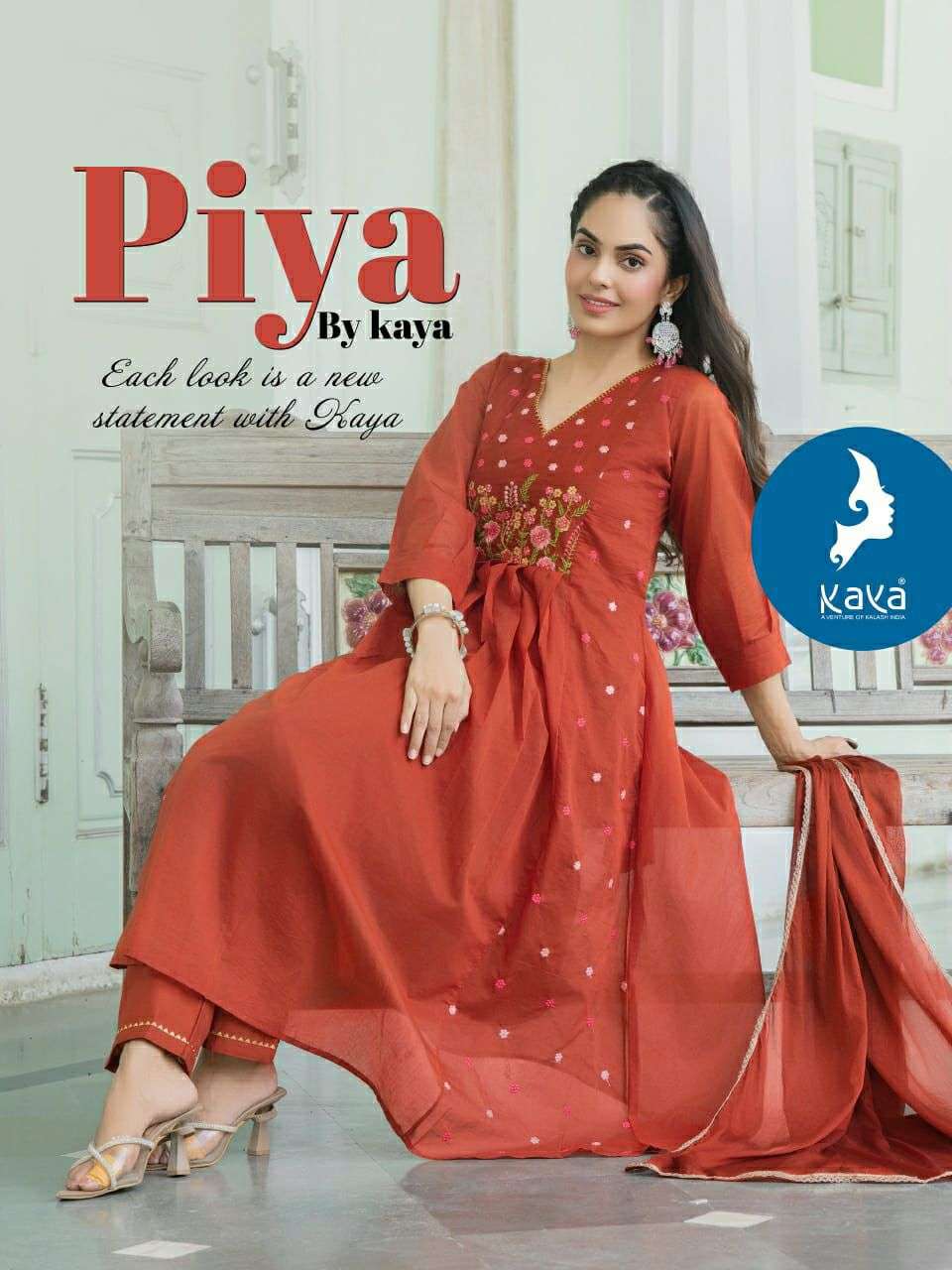 KAYA KURTI PIYA  PRINTED KURTI WHOLESALER 
