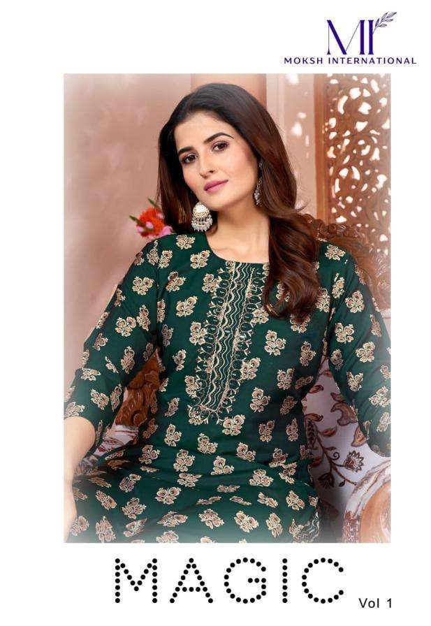 Moksh KURTI MAGIC VOL -1 PRINTED KURTI WHOLESALER 