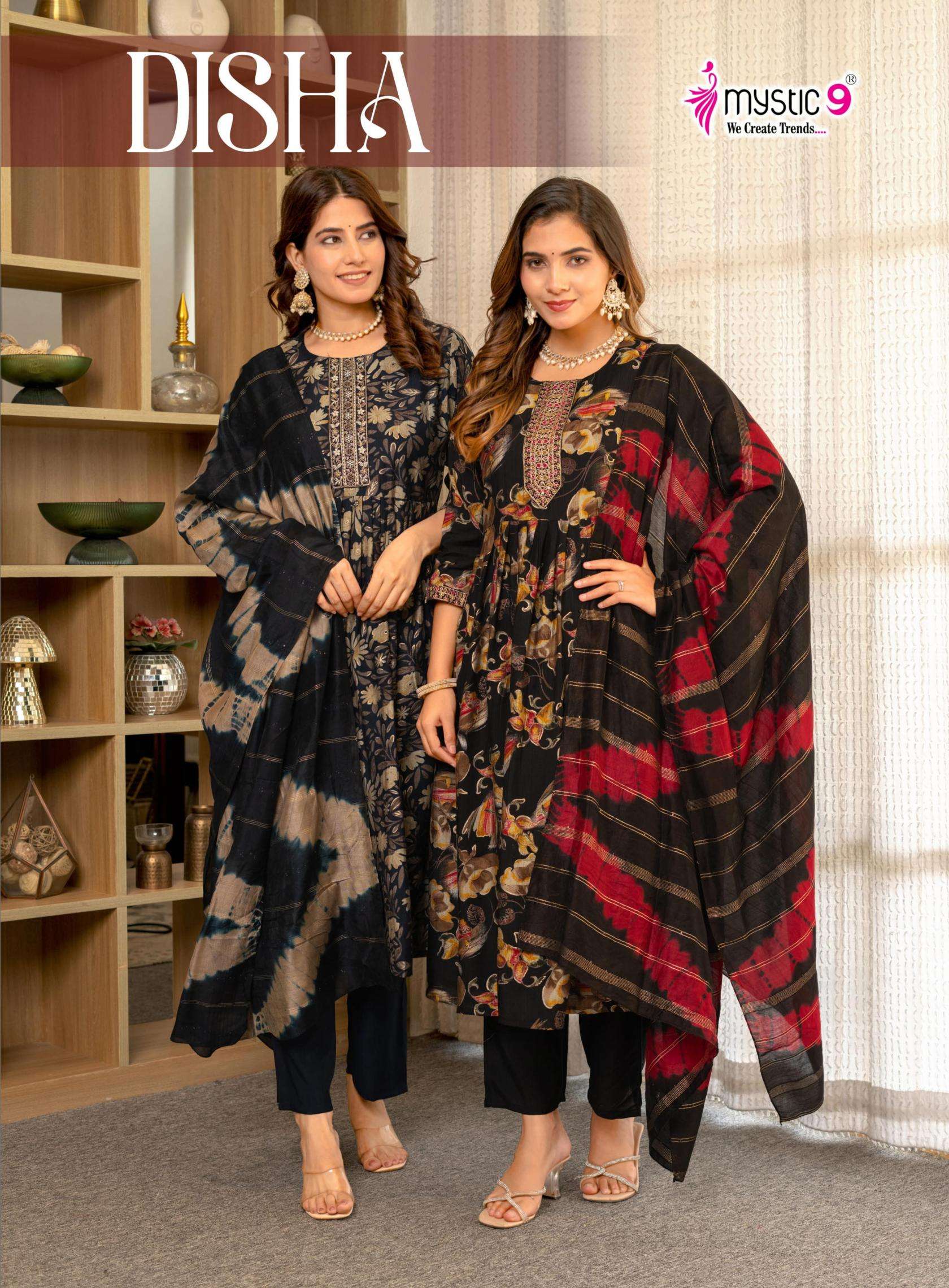 MYSTIC 9 KURTI DISHA VOL 2 PRINTED KURTI WHOLESALER 