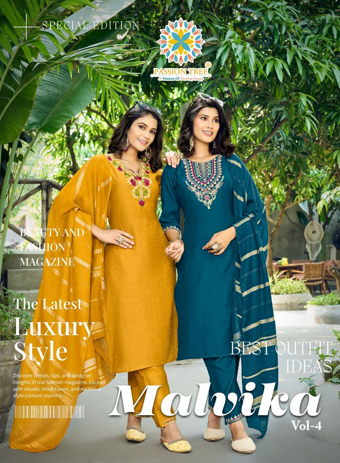 Passion Tree MALVIKA VOL-4 PRINTED KURTI WHOLESALER 