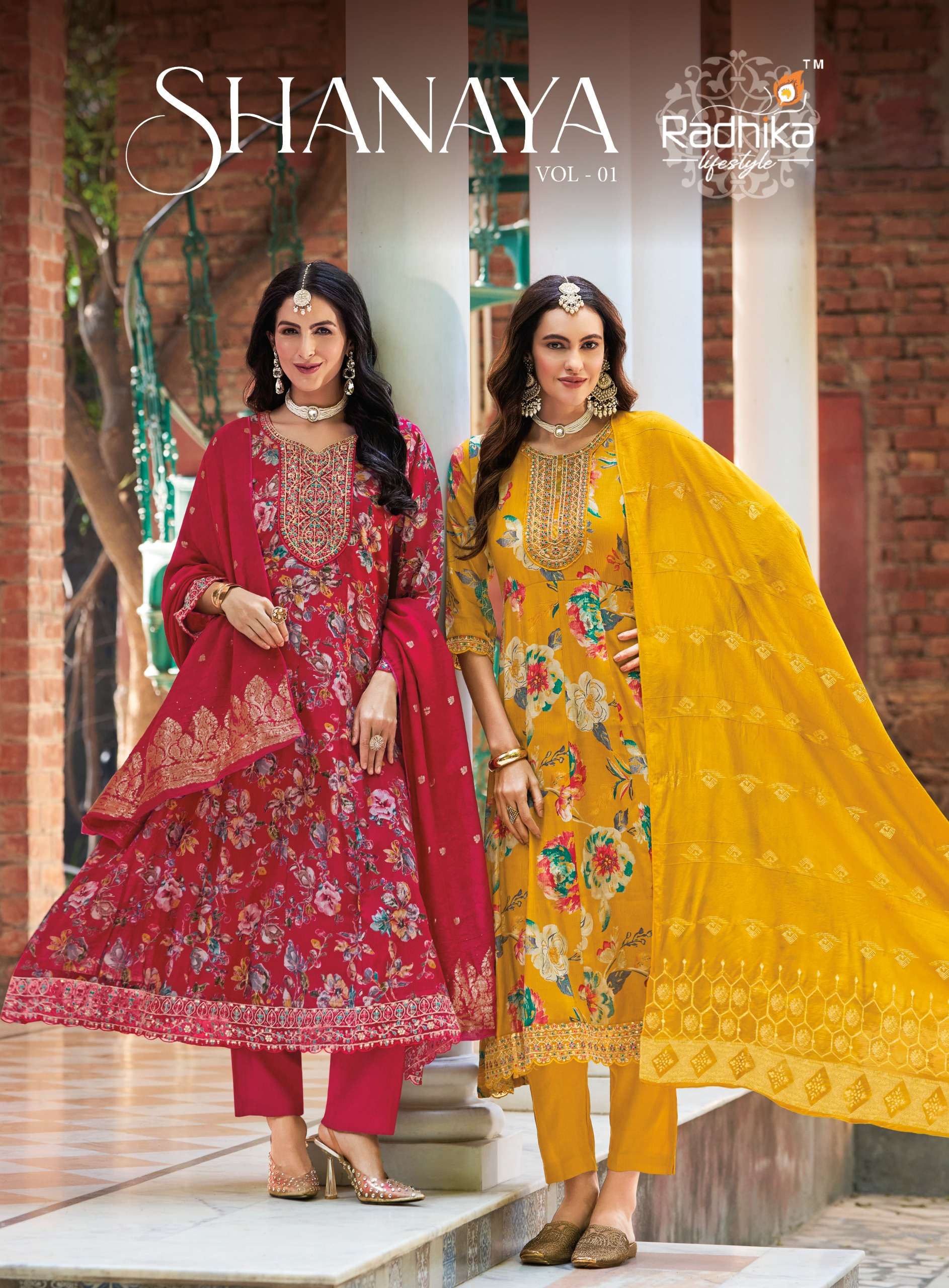 RADHIKA lifestyle SHANAYA VOL 1 PRINTED KURTI WHOLESALER 