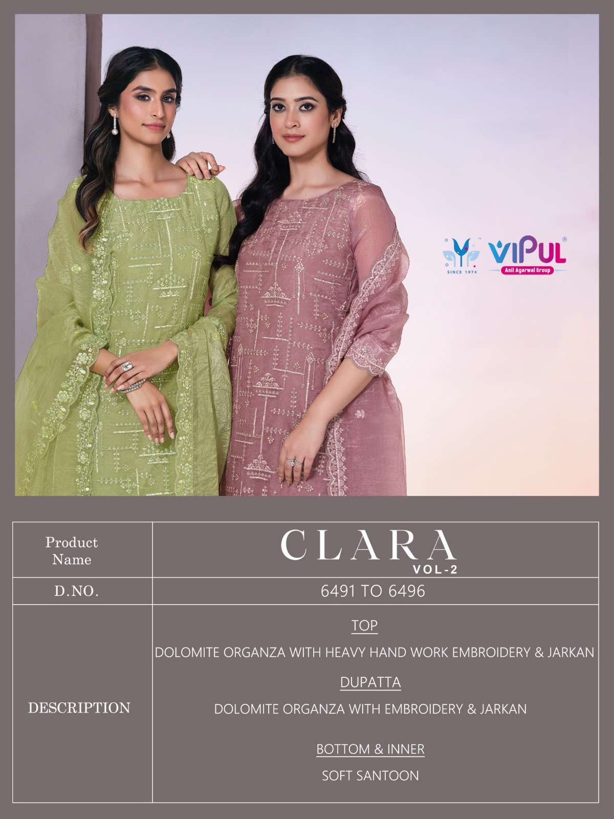 Vipul KURTI Clara Vol 2 PRINTED KURTI WHOLESALER 