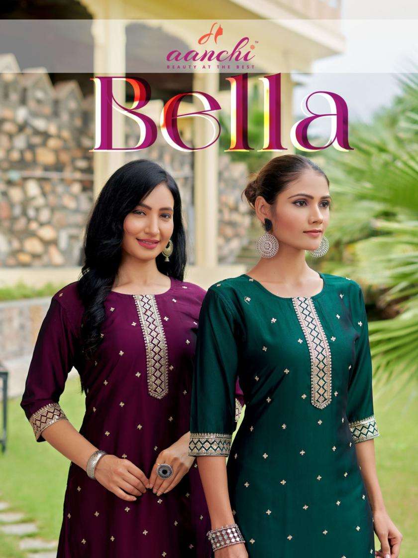 AANCHI KURTI BELLA PRINTED KURTI WHOLESALER