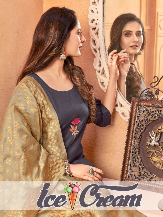 AVC CREATION KURTI ICE CREAM PRINTED KURTI WHOLESALER