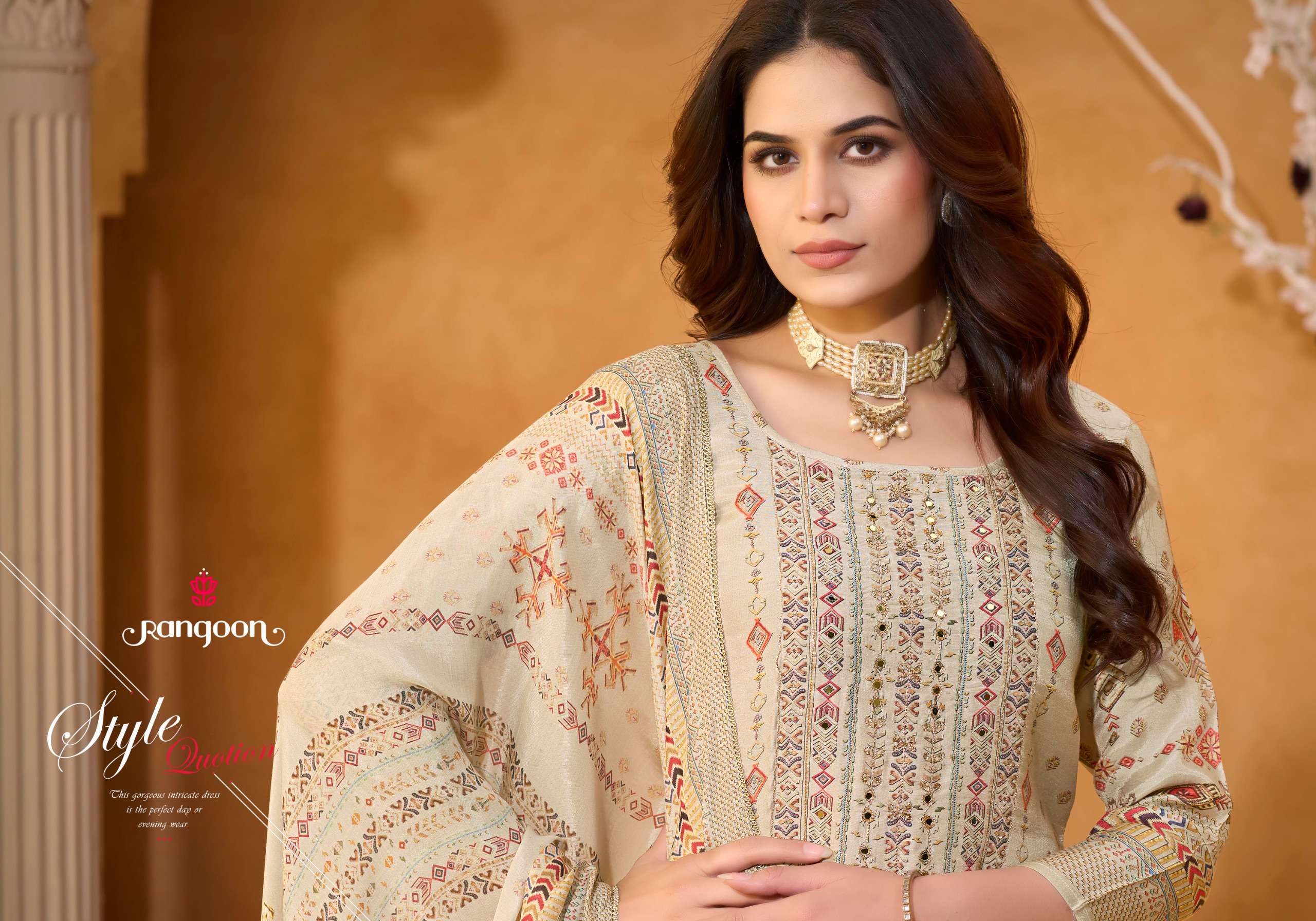 KESSI KURTI RANGOON ROMA PRINTED KURTI WHOLESALER
