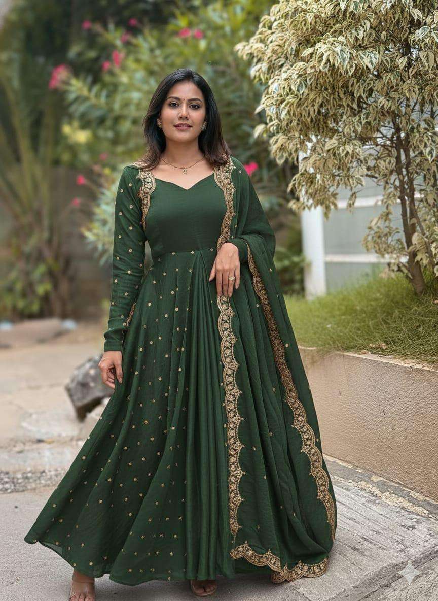 KURTI KART DAZZLE ANARKALI SET PRINTED KURTI WHOLESALER