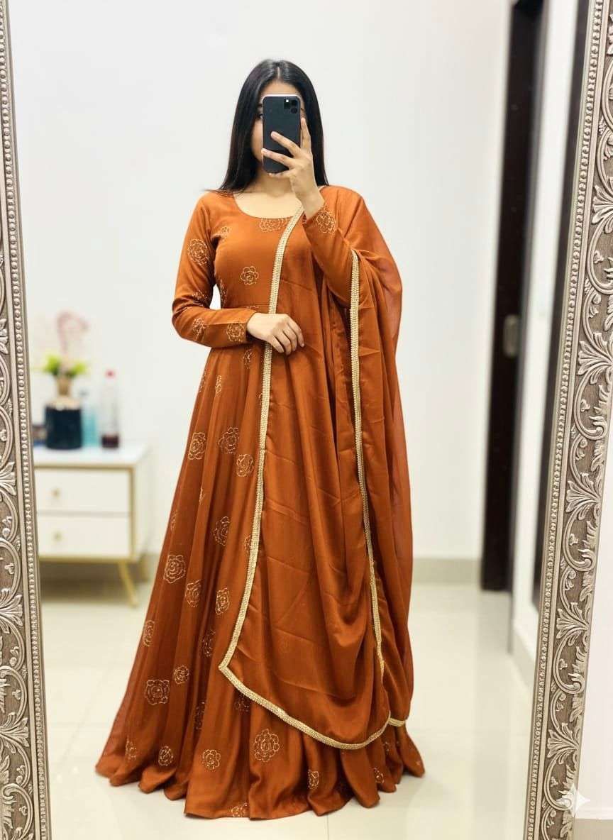 KURTI KART ETHNIC GOWN SET PRINTED KURTI WHOLESALER