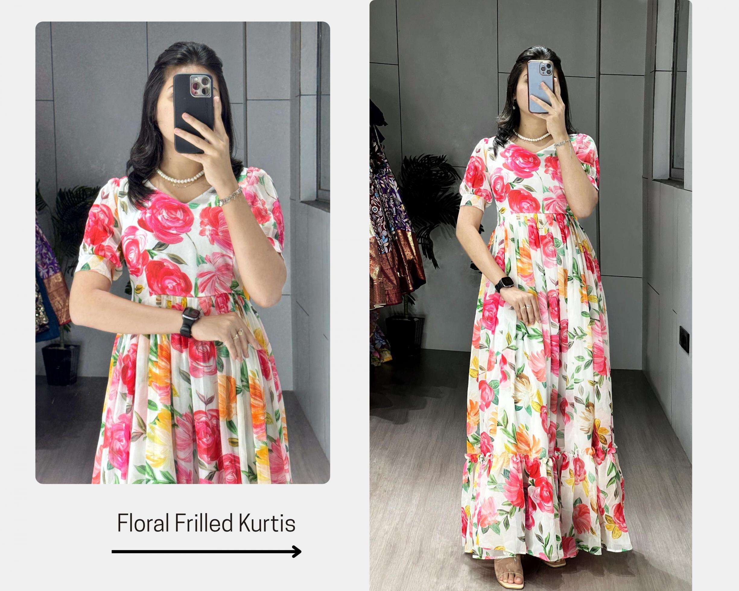 KURTI KART GRTN8112 PRINTED KURTI WHOLESALER