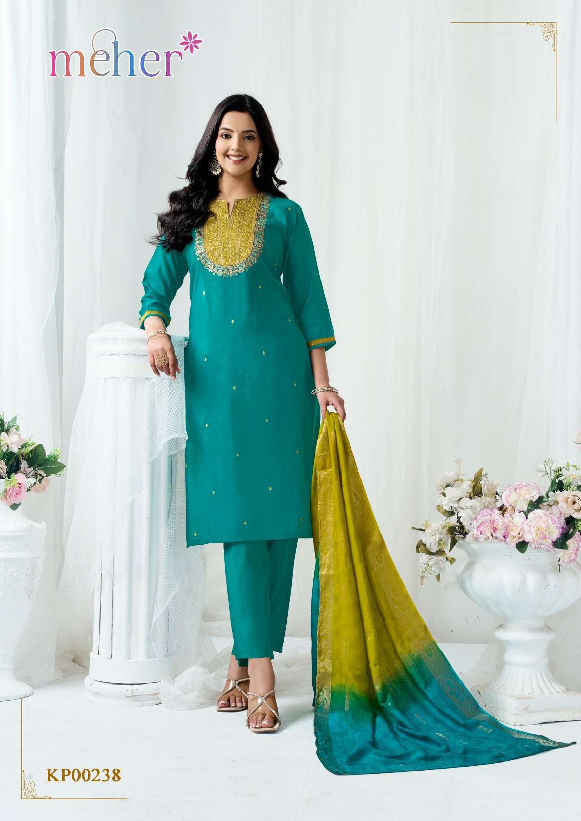 MEHAR KURTI FITOOR PRINTED KURTI WHOLESALER