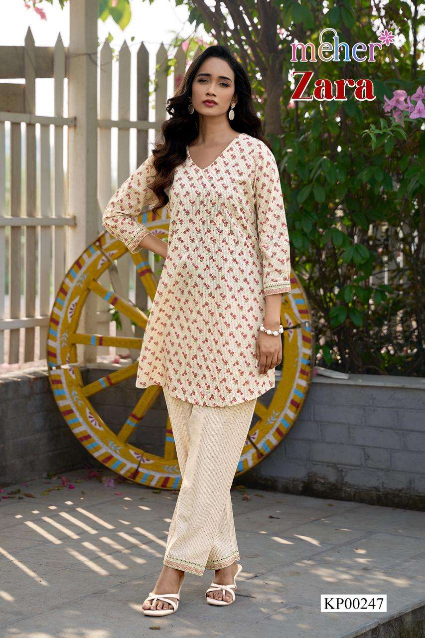 MEHAR KURTI ZARA PRINTED KURTI WHOLESALER