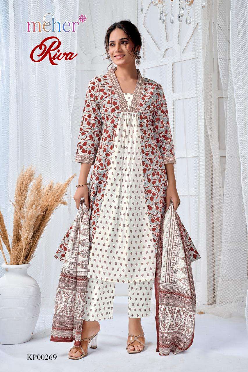 MEHER KURTI RIVA PRINTED KURTI WHOLESALER