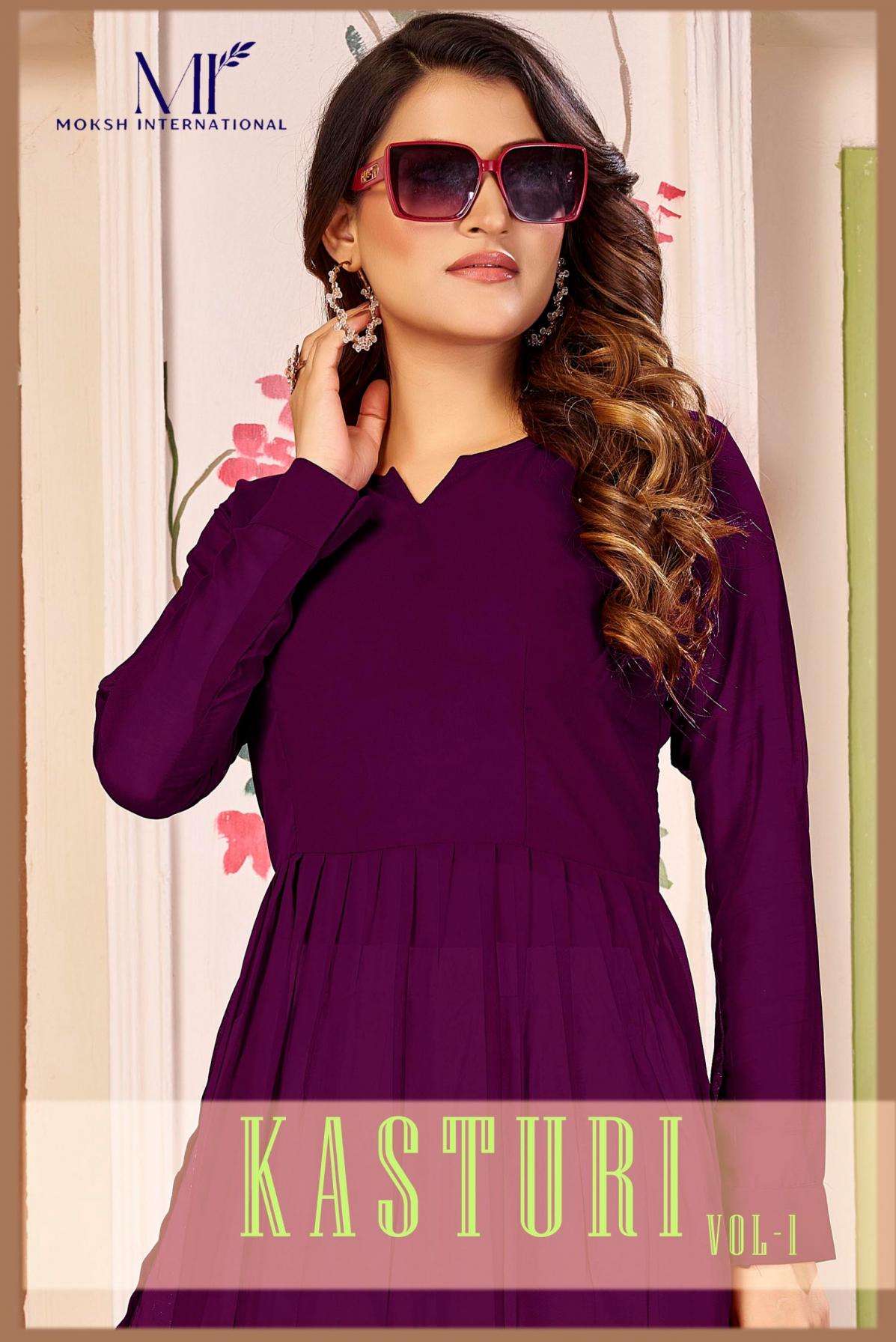 MOKSH INTERNATIONAL KURTI KASTURI VOL-1 PRINTED KURTI WHOLESALER