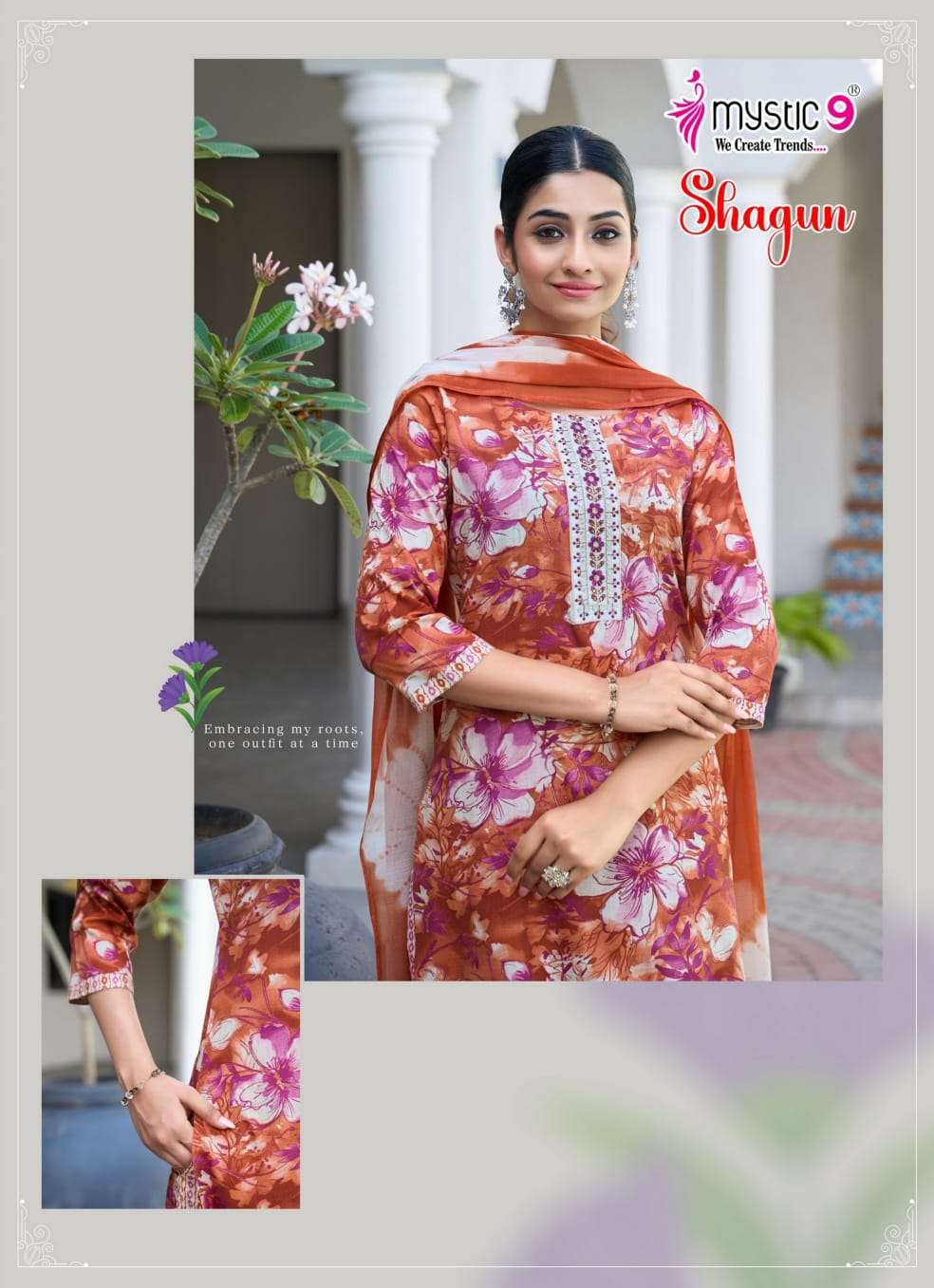 MYSTIC 9 KURTI SHAGUN VOL 26 PRINTED KURTI WHOLESALER 