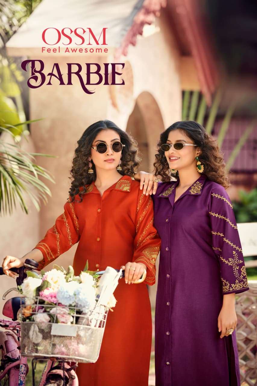OSSM KURTI BARBIE PRINTED KURTI WHOLESALER