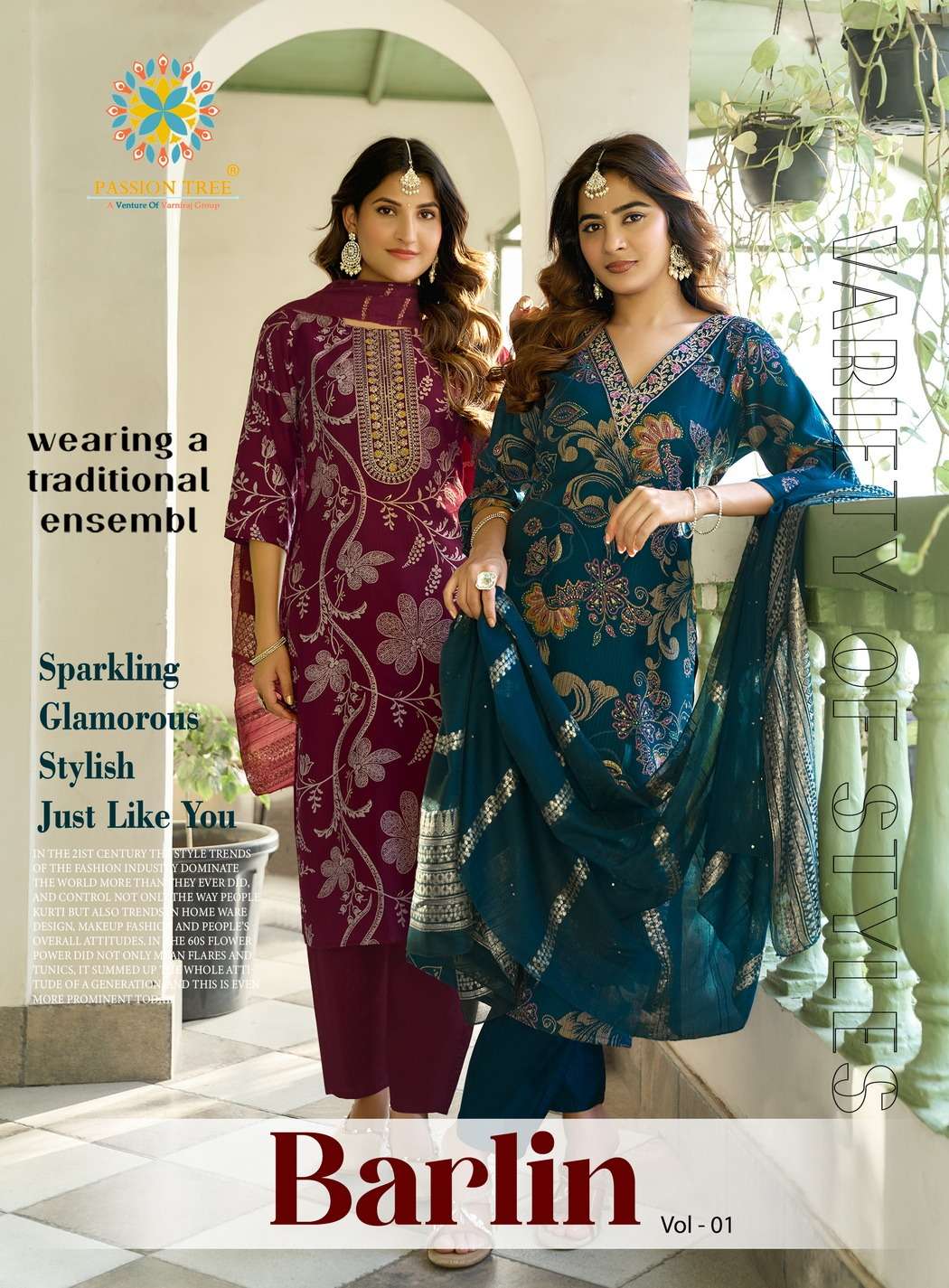 PASSION TREE KURTI BARLIN VOL-1  PRINTED KURTI WHOLESALER