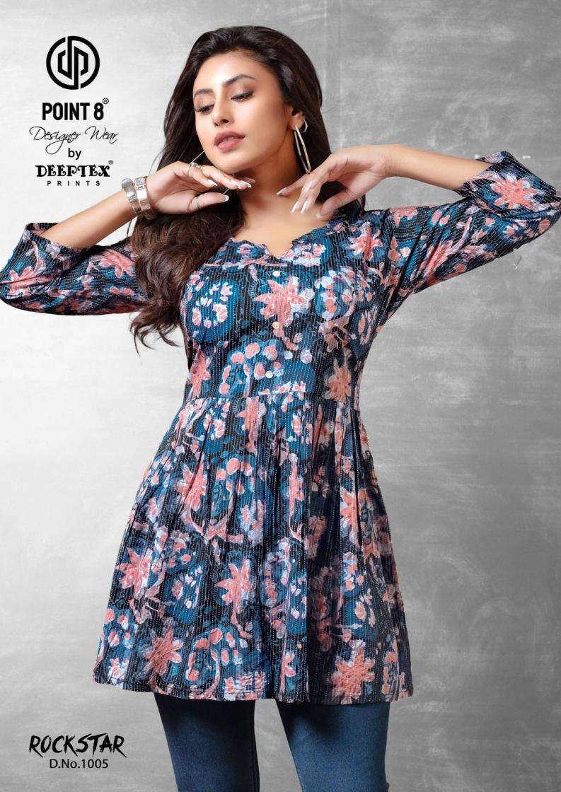 POINT 8 KURTI ROCKSTAR VOL 1 PRINTED KURTI WHOLESALER
