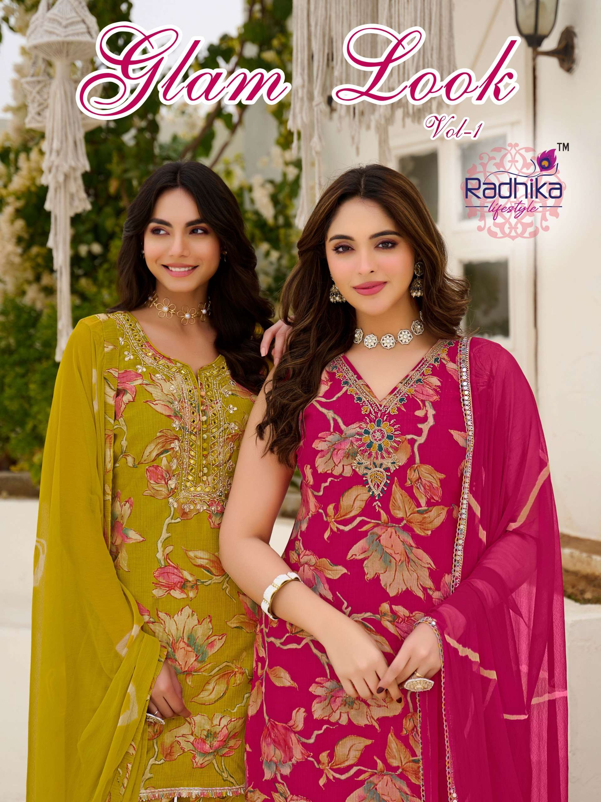 RADHIKA LIFE STYLE KURTI GLAM LOOK VOL-1 PRINTED KURTI WHOLESALER