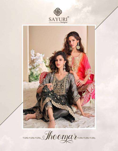SAYURI DESIGNER KURTI JHOOMAR PRINTED KURTI WHOLESALER