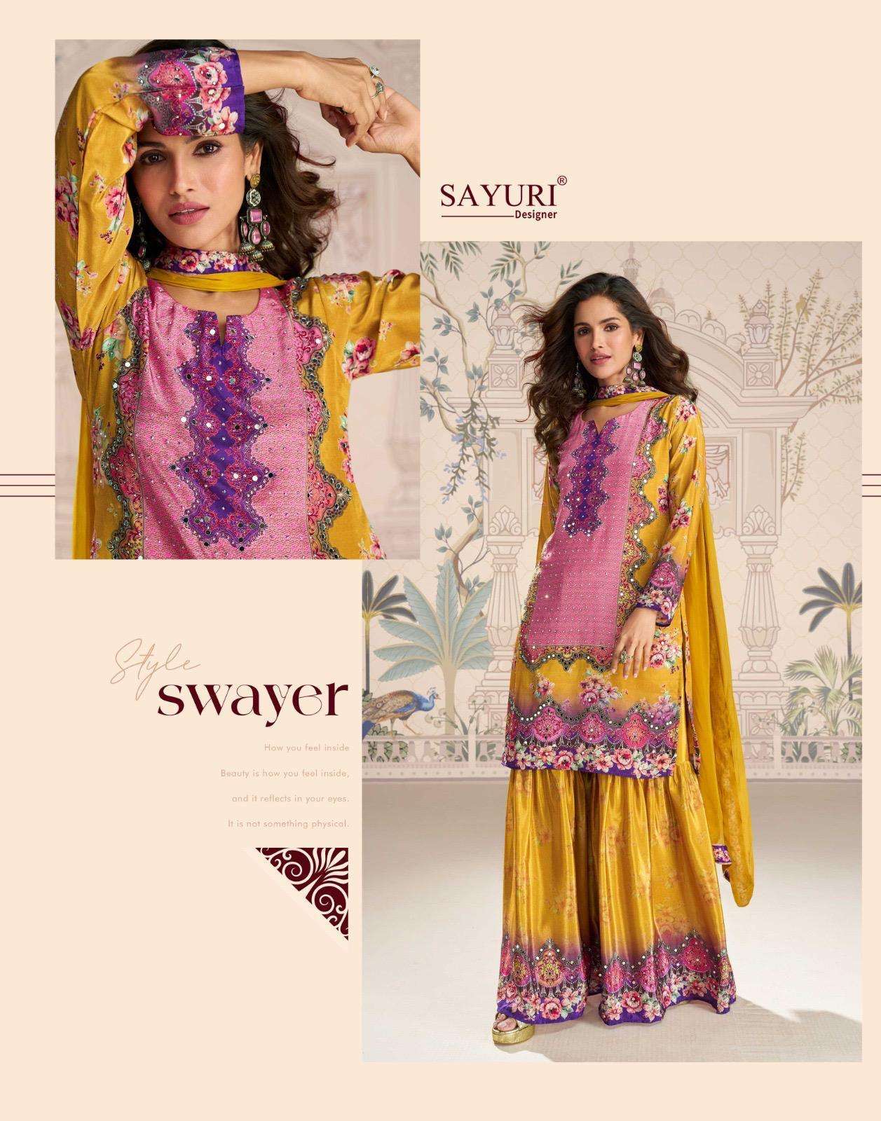 SAYURI DESIGNER KURTI KIRTI PRINTED KURTI WHOLESALER