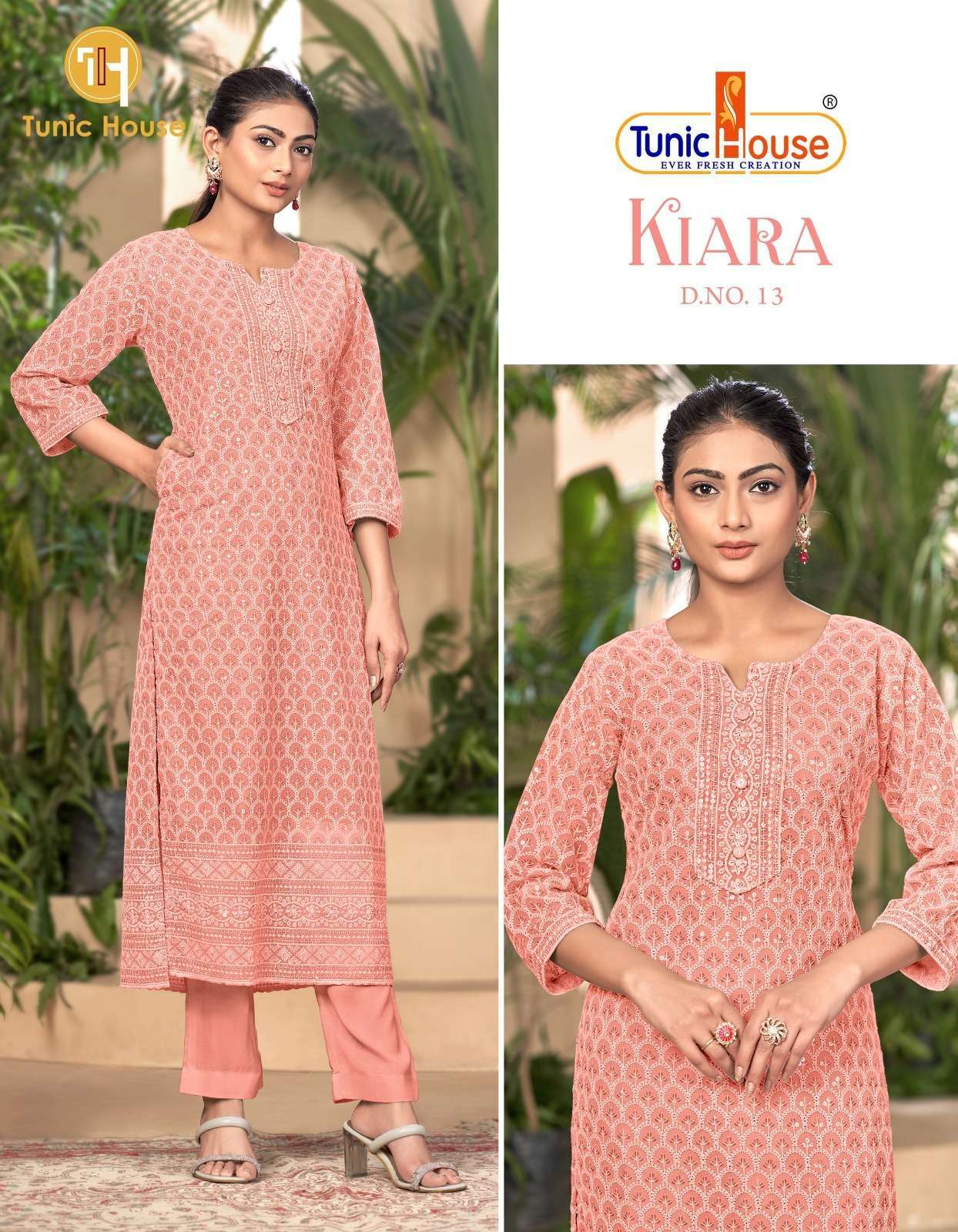 Tunic KURTI KIARA-2 PRINTED KURTI WHOLESALER