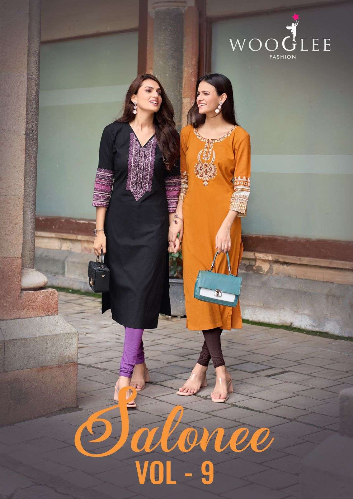 WOOGLEE KURTI SALONEE VOL 9 PRINTED KURTI WHOLESALER