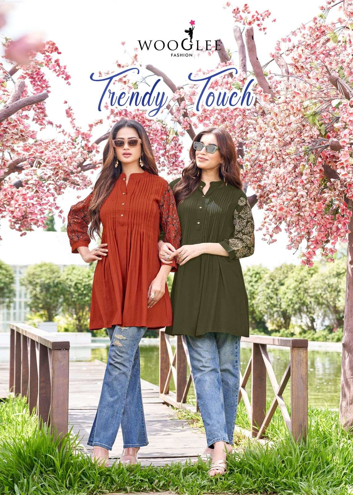 WOOGLEE KURTI TRENDY TOUCH PRINTED KURTI WHOLESALER