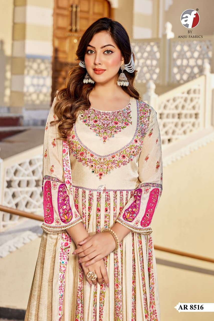 AF KURTI D.NO:- AR 8516 PRINTED KURTI WHOLESALER