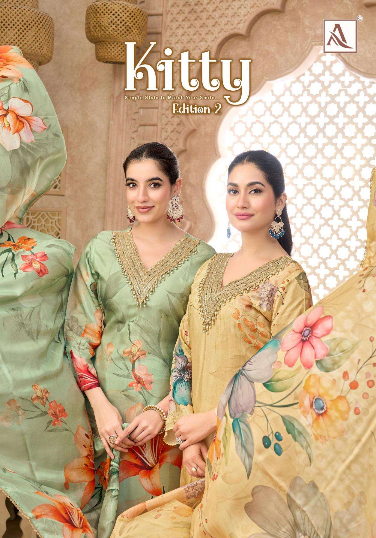 ALOK SUIT KITTY VOL 2 PRINTED KURTI WHOLESALER