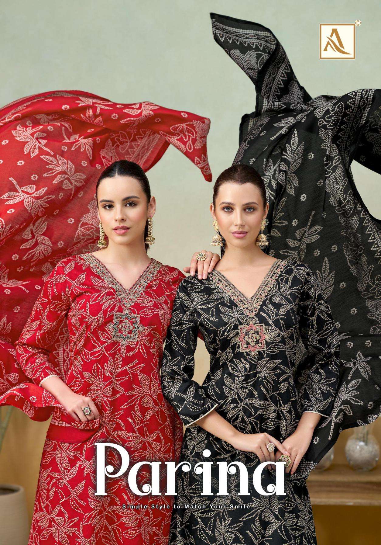 ALOK SUIT PARINA PRINTED KURTI WHOLESALER