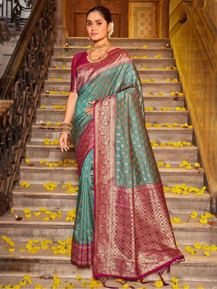 ASTITA SAREES VAANI SILK PRINTED KURTI WHOLESALER