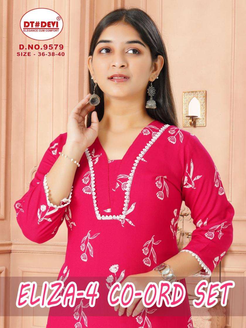 DT DEVI KURTI ELIZA VOL 4 PRINTED KURTI WHOLESLER